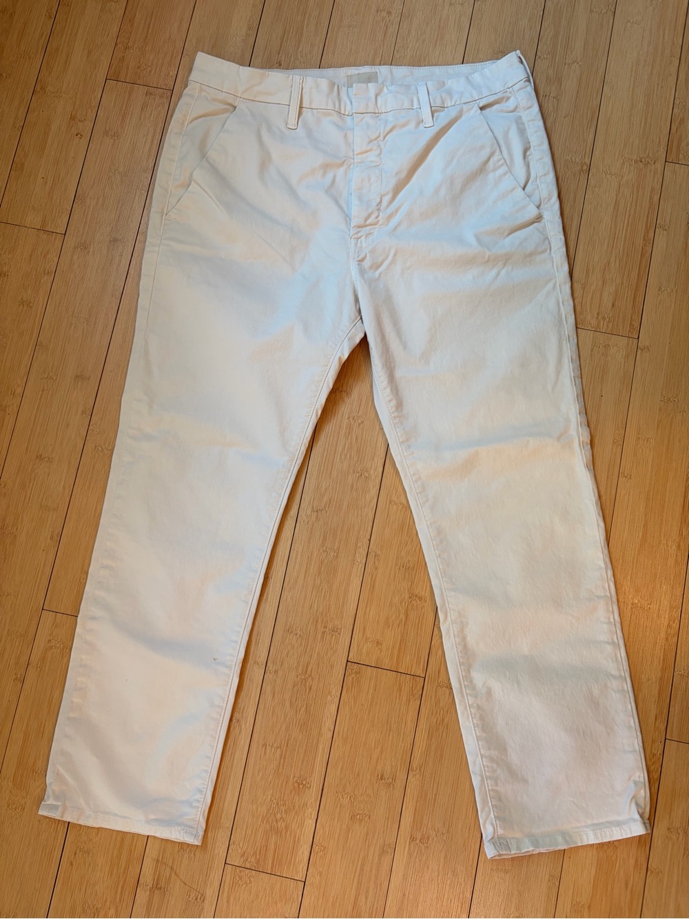 MOTHER Ivory Waistband Label